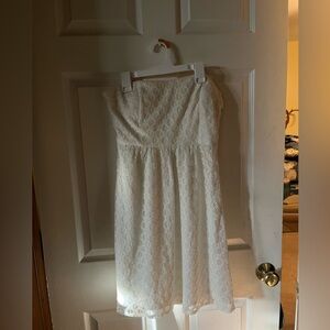 Francesca's Collections Ivory Lace Dress